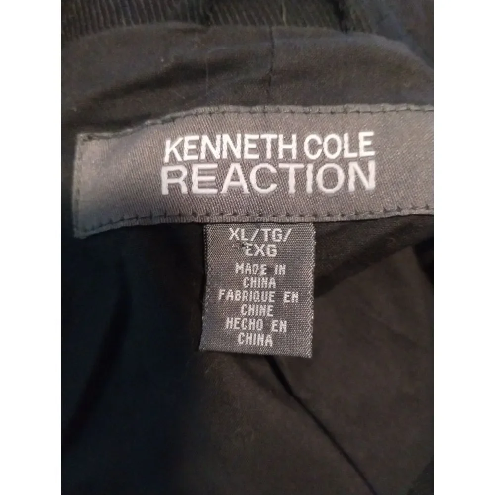 Kenneth Cole Reaction Men's XL Long Sleeves Button Down Black‎ Stylish Jacket
